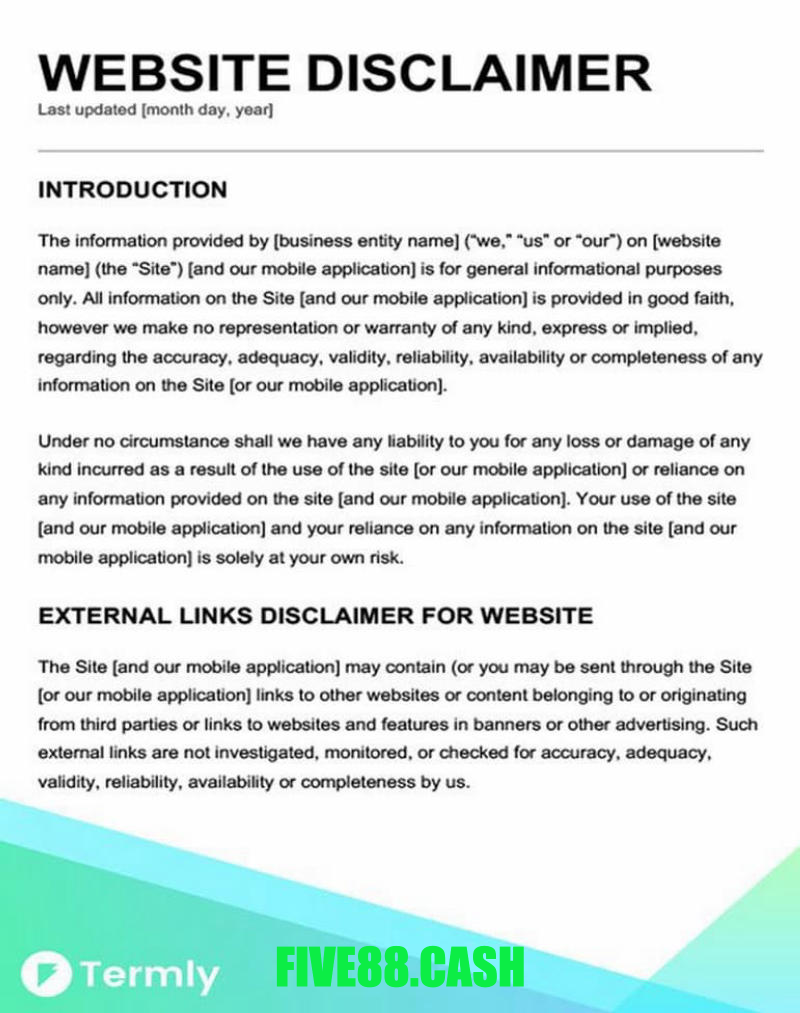 Trách nhiệm của Five88