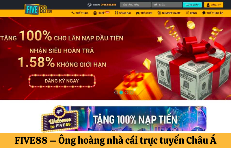 khuyến mãi nạp five88 cho tân thủ